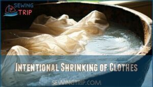 intentional shrinking of clothes