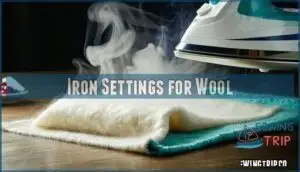iron settings for wool