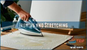 ironing and stretching