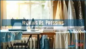 ironing vs. pressing