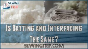 is batting and interfacing the same