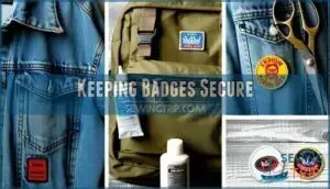 keeping badges secure