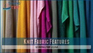 knit fabric features