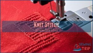 knit stitch