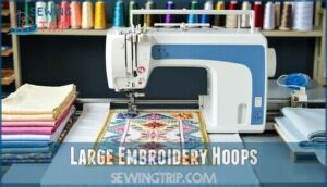 large embroidery hoops