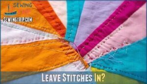 leave stitches in