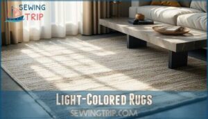 light-colored rugs