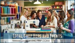 local shop hops and events