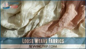 loose weave fabrics