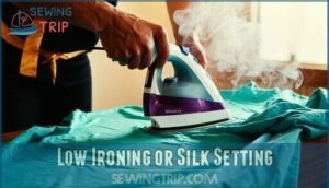 low ironing or silk setting