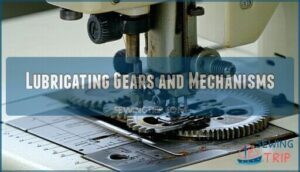 lubricating gears and mechanisms