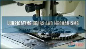 lubricating gears and mechanisms