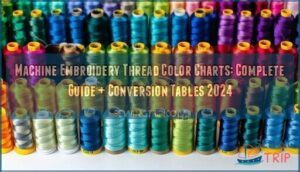 machine embroidery thread color charts