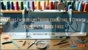 machine embroidery troubleshooting