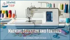 machine selection and features