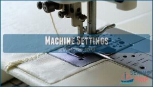machine settings