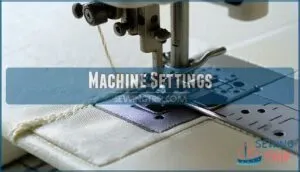 machine settings
