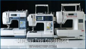 machine type comparison