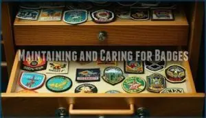 maintaining and caring for badges