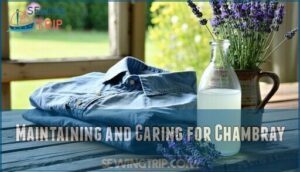 maintaining and caring for chambray
