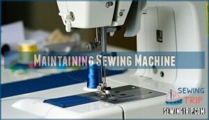 maintaining sewing machine