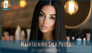 maintaining silk press