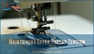 maintaining upper thread tension maintaining upper thread tension