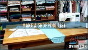 make a shopping list