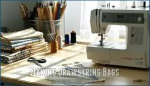 making drawstring bags