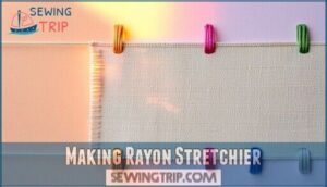 making rayon stretchier