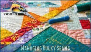 managing bulky seams