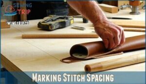 marking stitch spacing
