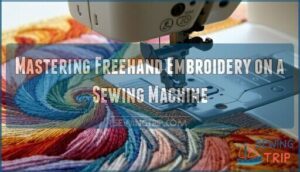 mastering freehand embroidery on a sewing machine
