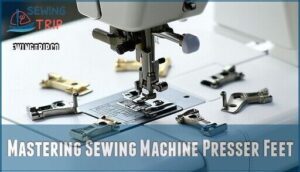mastering sewing machine presser feet