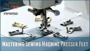 mastering sewing machine presser feet