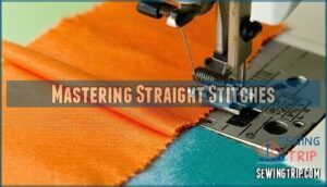 mastering straight stitches