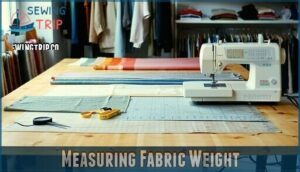 measuring fabric weight