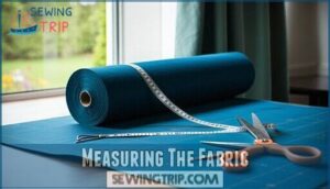 measuring the fabric