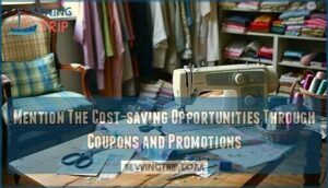 mention the cost-saving opportunities through coupons and promotions
