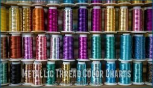 metallic thread color charts