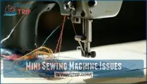 mini sewing machine issues