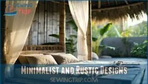 minimalist and rustic designs