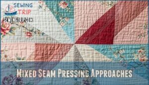 mixed seam pressing approaches