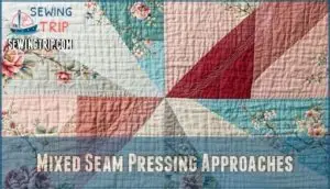 mixed seam pressing approaches