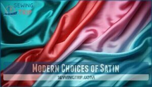 modern choices of satin
