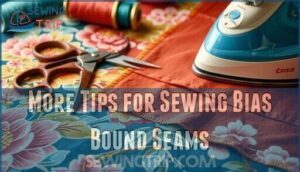 more tips for sewing bias bound seams