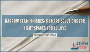 narrow seam finishes for tight spaces