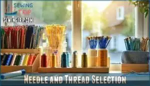needle and thread selection