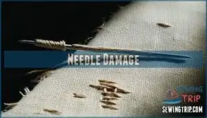 needle damage