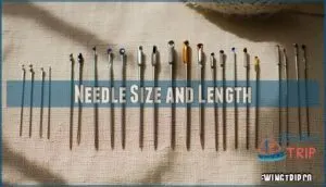 needle size and length